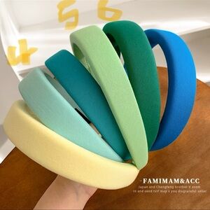 Women Solid Headband For Hair Decoration (6 piece)